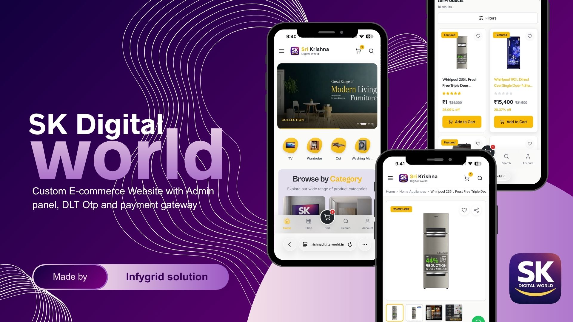 Sri Krishna Digital World — Premium E-Commerce Platform & App